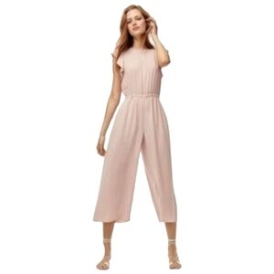 XS Wilfred Fleurette Jumpsuit Aritzia Blush Sleeveless Jumpsuit